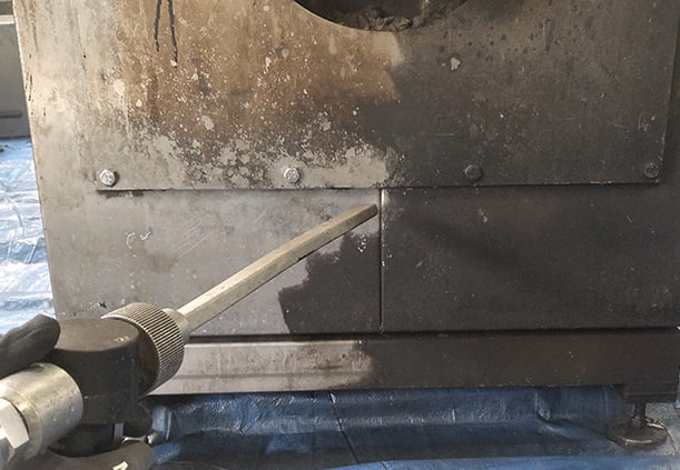 Trockeneisreinigung für Brandsanierung